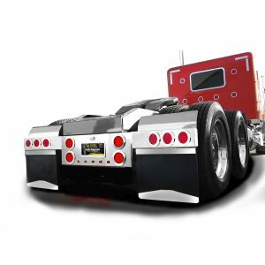 Stainless Steel Spring-loaded Two Piece Rear Light Bar