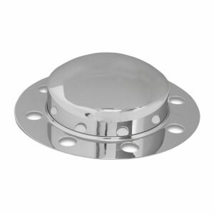 2 PIECE CHROME FRONT AXLE COVERS