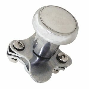 CHROME ALUMINUM STEERING WHEEL SPINNER