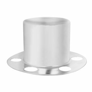 CHROME 6 LUG REAR AXLE COVER