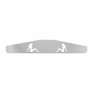 BOTTOM MUD FLAP PLATES WITH NUDE LADY CUT OUTS