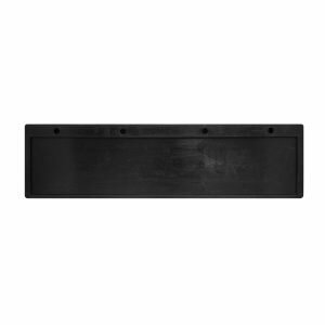 BLACK RUBBER TOP MUD FLAP