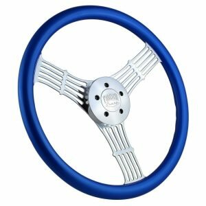 18 Chrome Moonshine Painted Steering Wheel
