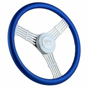 18 Chrome Moonshine Painted Steering Wheel