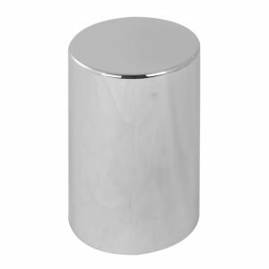 TALL CYLINDER CHROME PLASTIC 33MM LUG NUT COVER