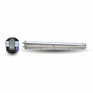 30" Stainless Steel Standard Mud Flap Hanger with 2 1/2" Bolt Spacing