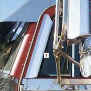 Peterbilt 359 Window Air Deflectors