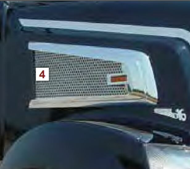 Air Intake Screens with Small 1/4" Circles - Volvo VT880