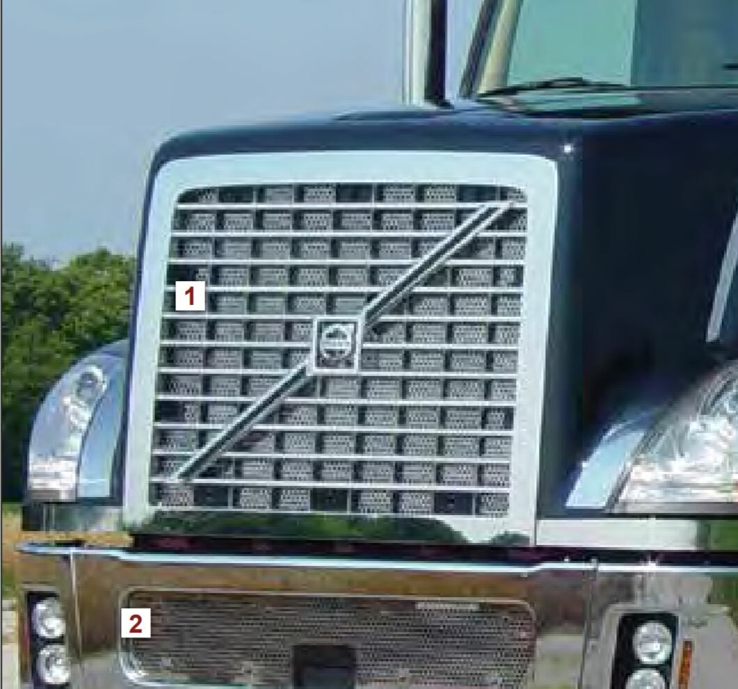 Punched Grille with Small 1/4" Circles - Volvo VT